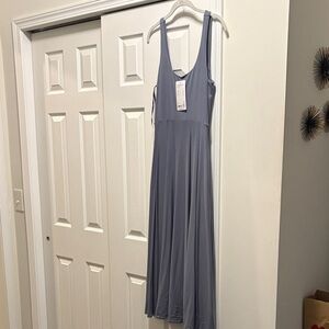 Athleta Light Blue Maxi Dress